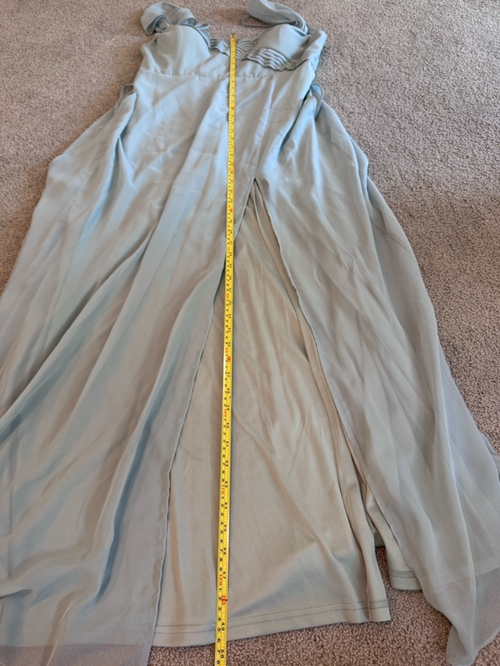 Birdy Grey Spence Convertible Chiffon Dress In Sage Green Sz XL Bridesmaid Prom - Picture 8 of 10